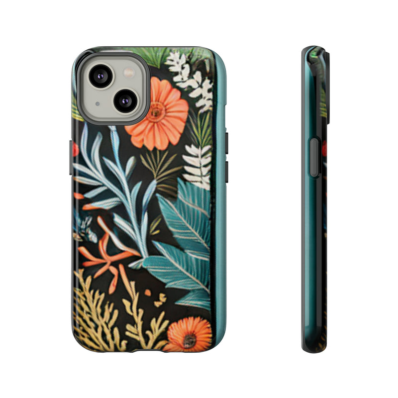 Wild Flowers Tough Cases All iPhone 15, 14, 13, 12, 11, X, 8 , Google Pixel 7, 6, 5, Samsung Galaxy 23, 22, 21, 20, 10