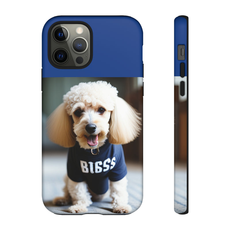 Bigss In Blue Tough Cases. All iPhone 15, 14, 13, 12, 11, X, 8 , Google Pixel 7, 6, 5, Samsung Galaxy 23, 22, 21, 20, 10