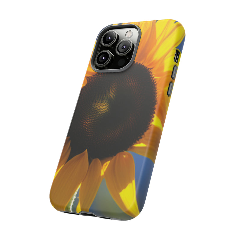 Sunflower Tough Cases  All iPhone 15, 14, 13, 12, 11, X, 8 , Google Pixel 7, 6, 5, Samsung Galaxy 23, 22, 21, 20, 10