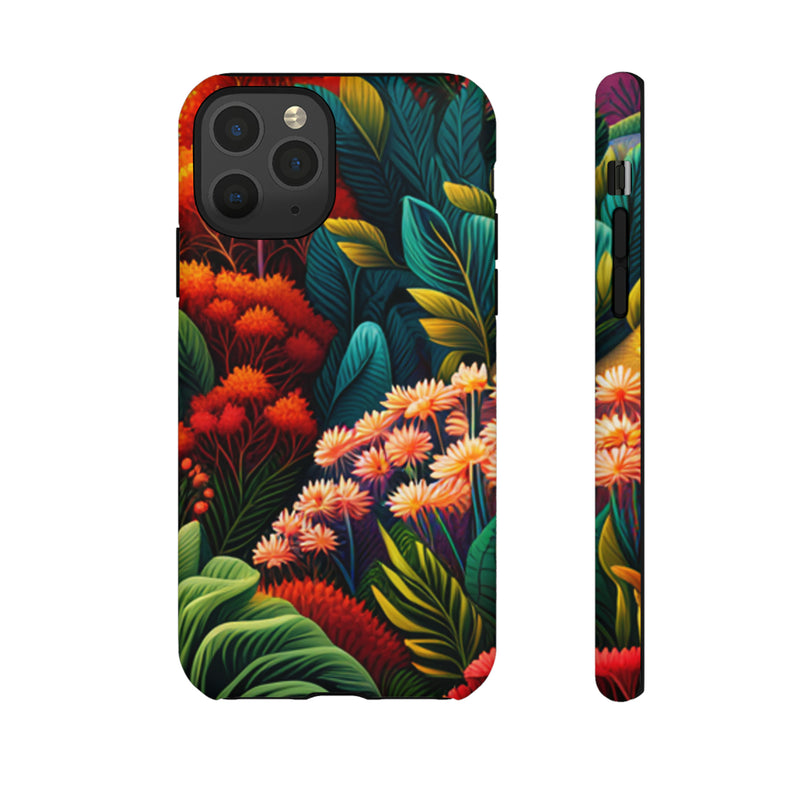 Vibrant Floresta Tough Cases For  All iPhone 15, 14, 13, 12, 11, X, 8 , Google Pixel 7, 6, 5, Samsung Galaxy 23, 22, 21, 20, 10