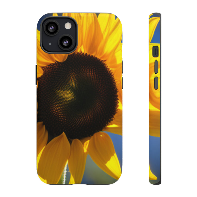 Sunflower Tough Cases  All iPhone 15, 14, 13, 12, 11, X, 8 , Google Pixel 7, 6, 5, Samsung Galaxy 23, 22, 21, 20, 10