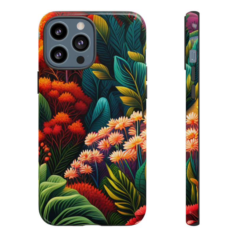 Vibrant Floresta Tough Cases For  All iPhone 15, 14, 13, 12, 11, X, 8 , Google Pixel 7, 6, 5, Samsung Galaxy 23, 22, 21, 20, 10