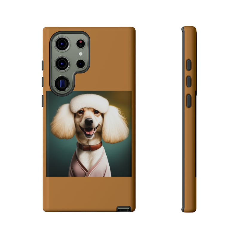 A Lady Poodle Tough Cases. All iPhone 15, 14, 13, 12, 11, X, 8 , Google Pixel 7, 6, 5, Samsung Galaxy 23, 22, 21, 20, 10