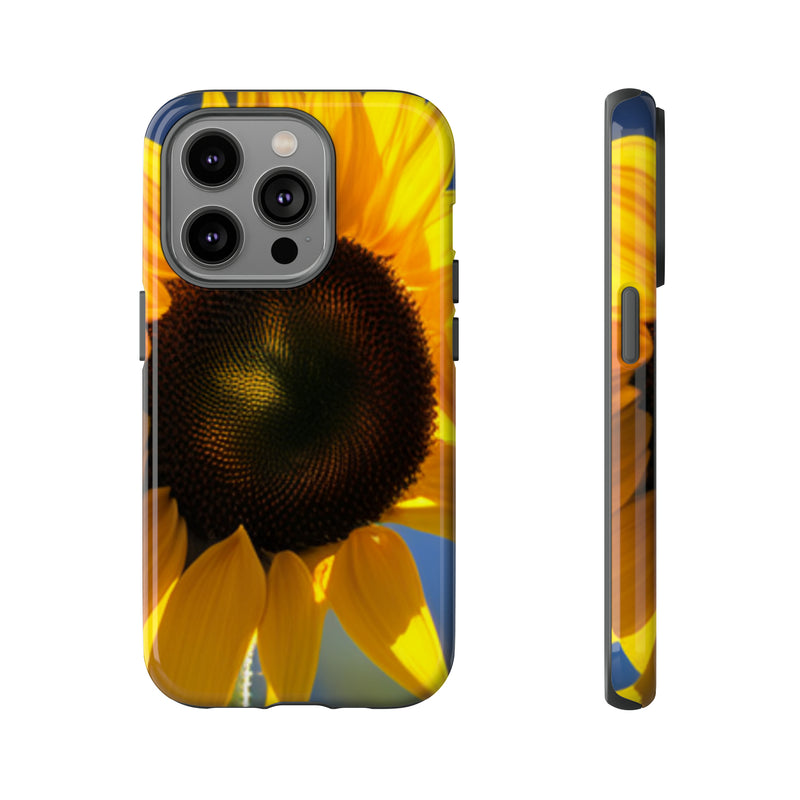 Sunflower Tough Cases  All iPhone 15, 14, 13, 12, 11, X, 8 , Google Pixel 7, 6, 5, Samsung Galaxy 23, 22, 21, 20, 10