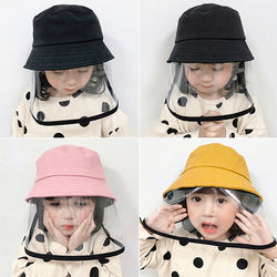 Child Protection Products Kids Boys Girls Fisherman Hat Hot Buy Anti-spitting Protective Hat Dustproof Cover