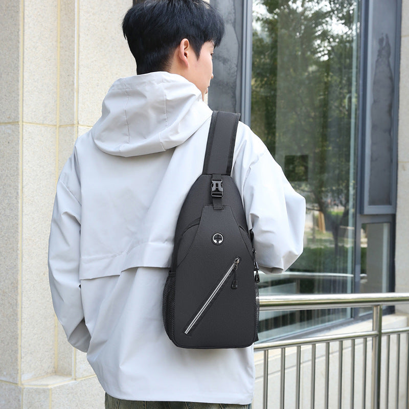 New Multifunctional Men's Shoulder Crossbody Bag Male Hard-Wearing Canvas Shoulder Messenger Bags Chest Bag