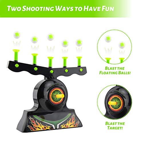 Shooting Target Game Box For All Shooting Targets for Nerf Guns Shooting Game Glow in The Dark Floating Ball Target Practice Toys for Kids Boys