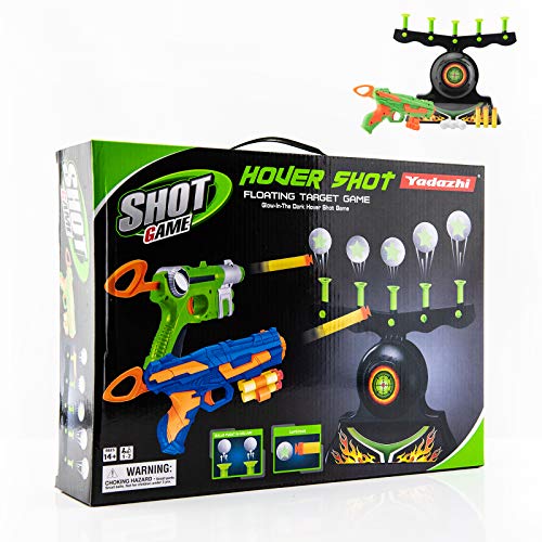 Shooting Target Game Box For All Shooting Targets for Nerf Guns Shooting Game Glow in The Dark Floating Ball Target Practice Toys for Kids Boys