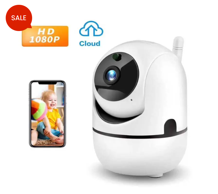 Mini Camera - Baby Monitor With Camera And Audio IP Wireless 3D Tracking Mini Camera 2MP HD 1080P